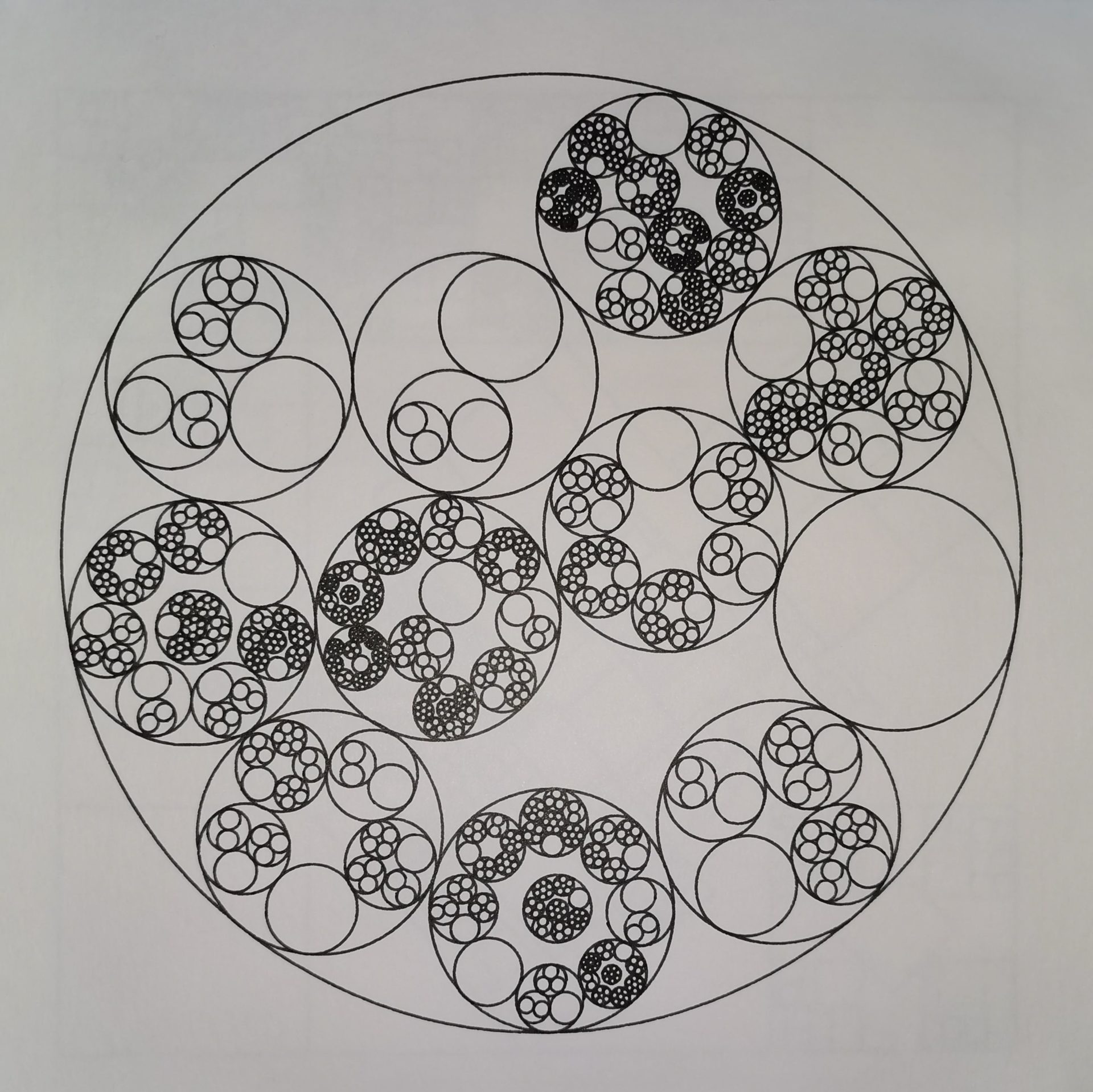 Stacking Circles in Circles