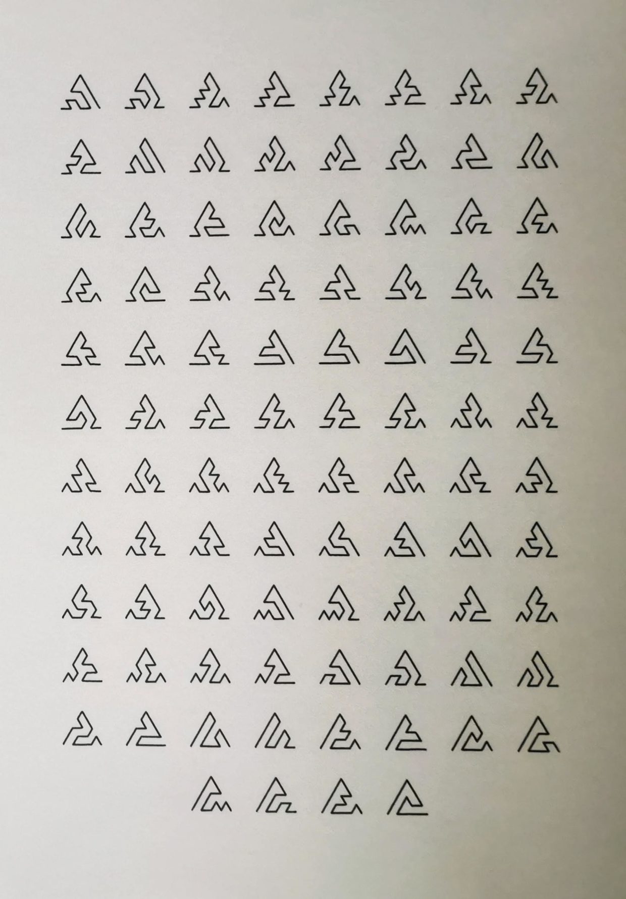 Paths on a triangular grid