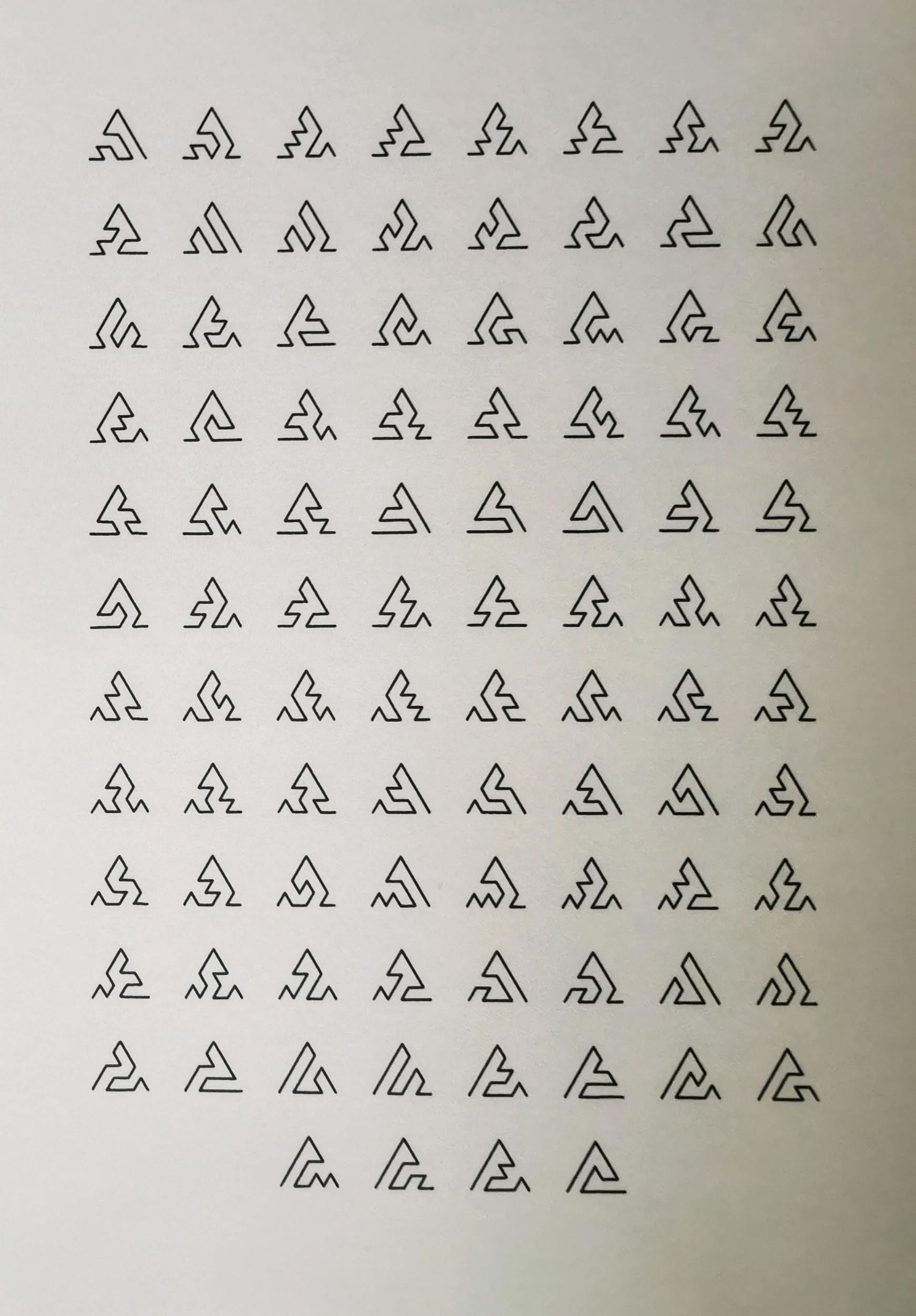 Paths on a triangular grid