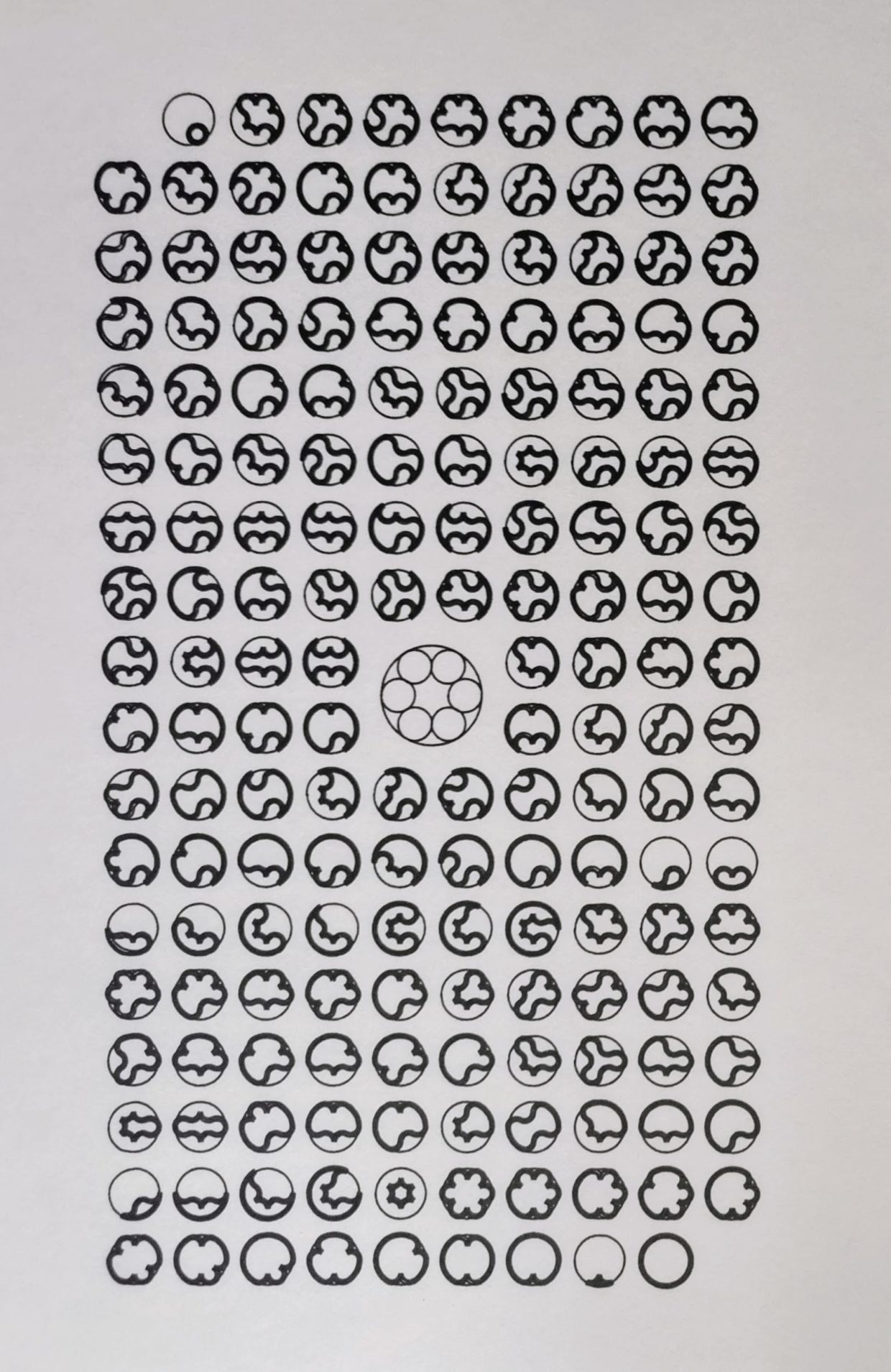 Six circles in One