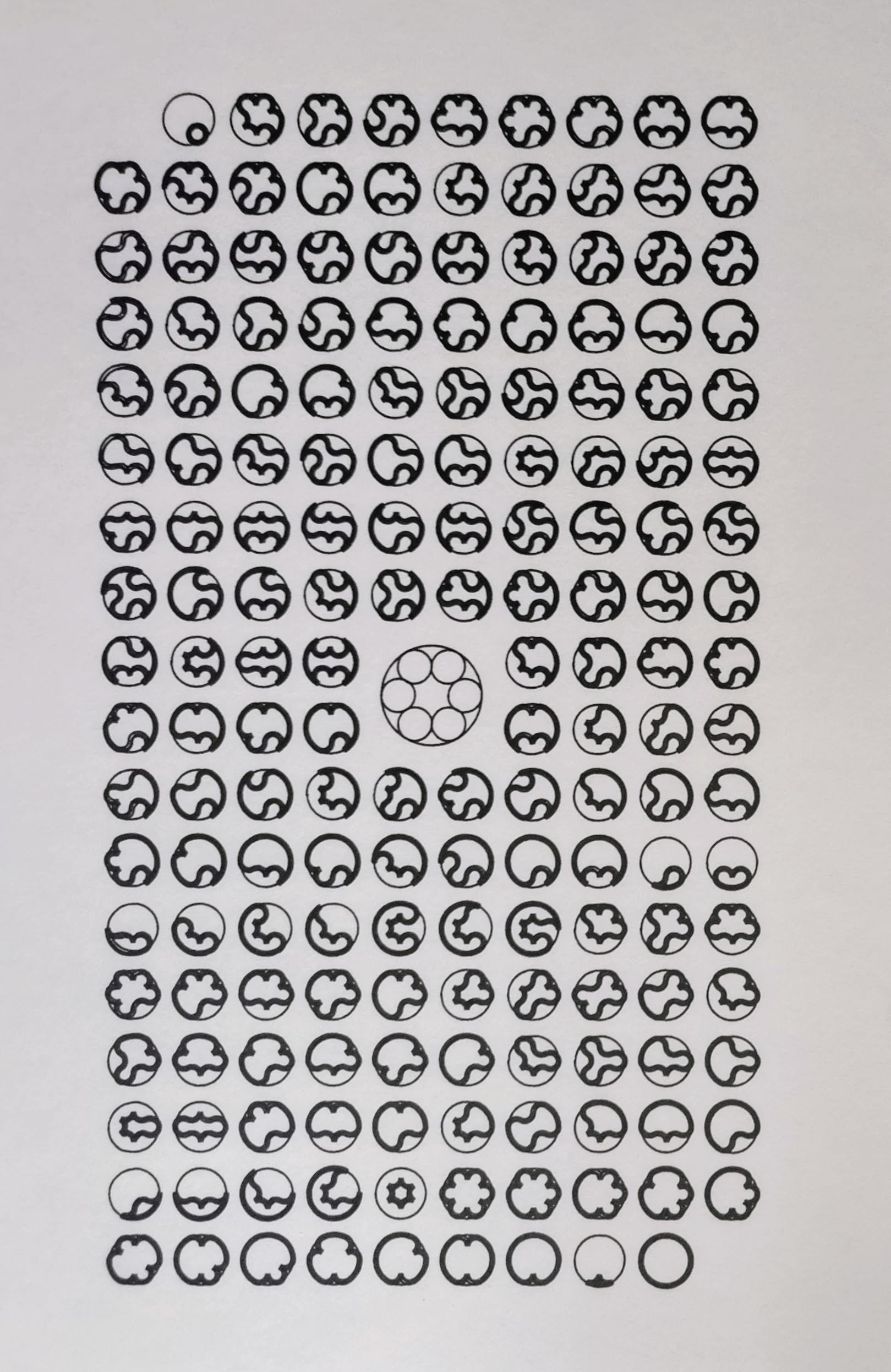 Six circles in One