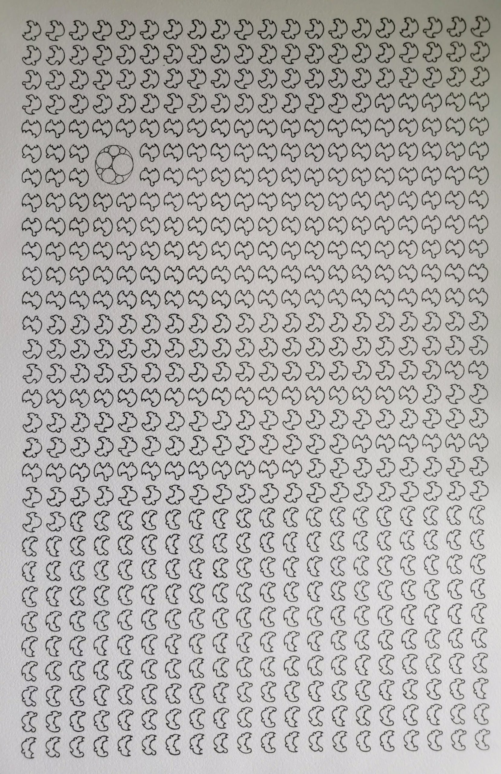 Apollonian gasket shapes